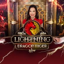 Lightning Dragon Tiger slot visual from Evolution available on coolbetcasino-no.com